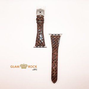 Glam Rock Genuine Snake leather strap for Apple